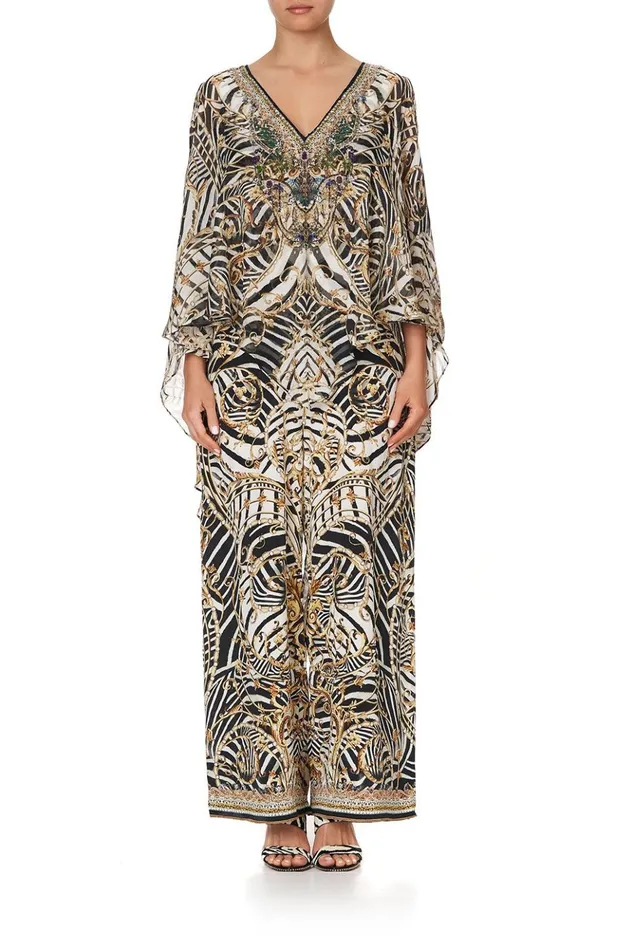 Women Playsuits and Jumpsuits Camilla Flared Jumpsuit With Overlay Night Waiting For Day