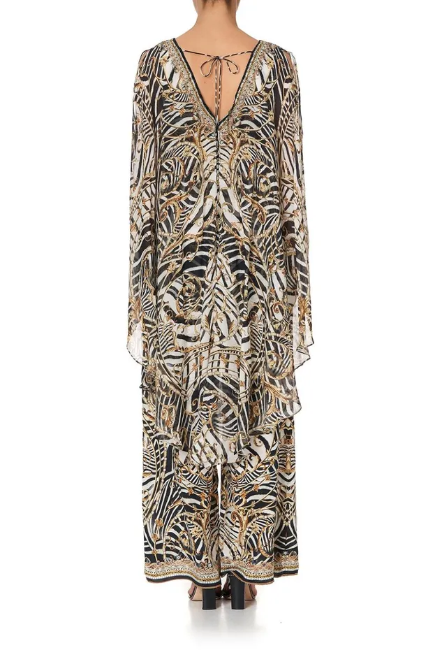 Women Playsuits and Jumpsuits Camilla Flared Jumpsuit With Overlay Night Waiting For Day