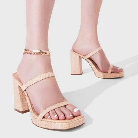 Women POLLY NATURAL RAFFIA Natural Raffia Steve Madden Heels Women POLLY NATURAL RAFFIA Natural Raffia Steve Madden Heels