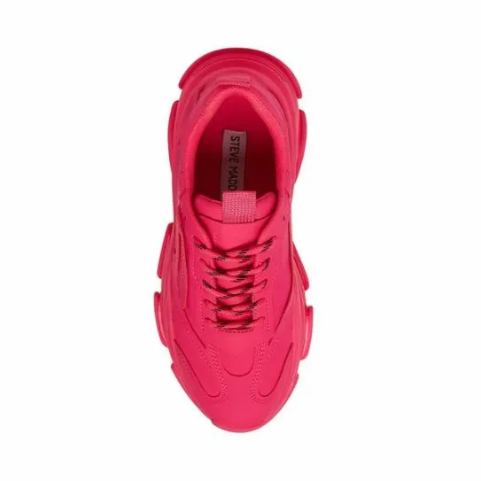 Women POSSESSION PINK NEON Pink Neon Steve Madden Sneakers