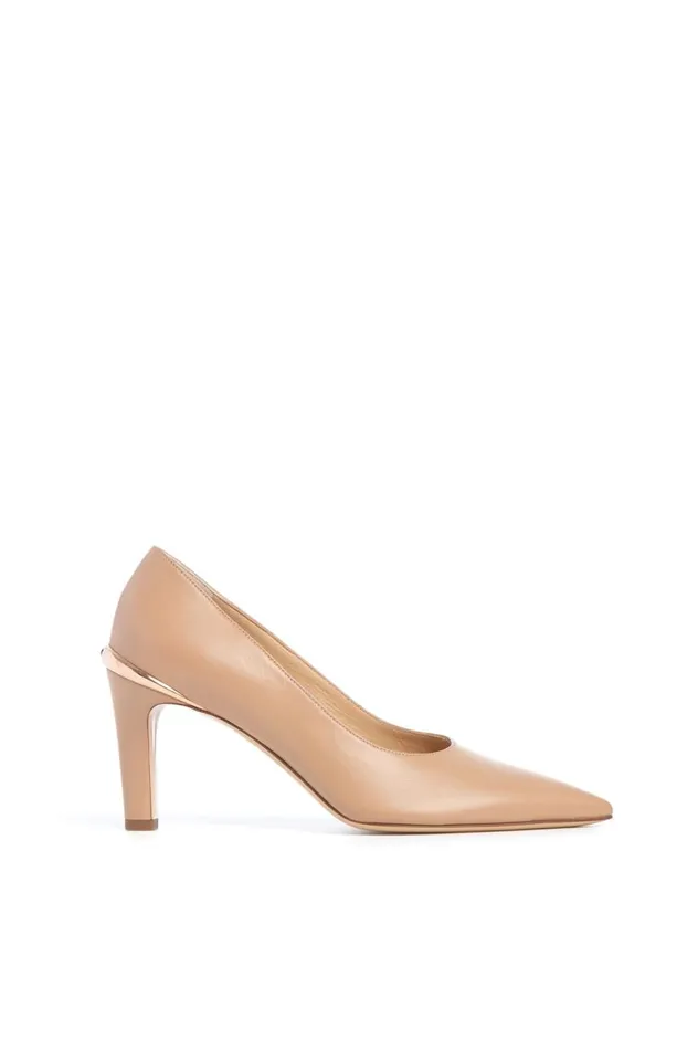 Women Pumps Gabriela Hearst Edwina High Heel Stiletto Pump In Nude Leather