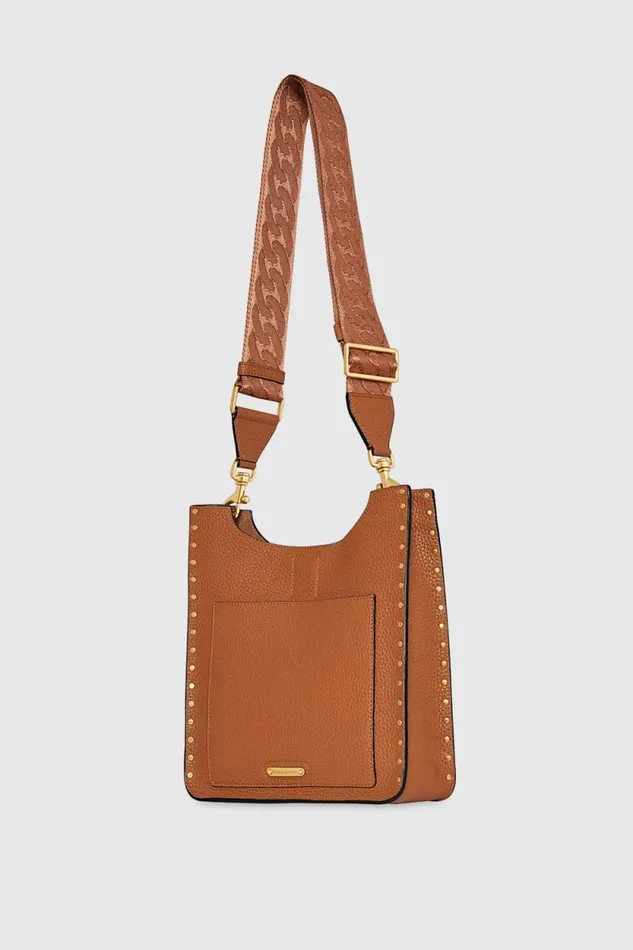 Women Rebecca Minkoff Crossbody Bags Darren Medium Feed Caramello Women Rebecca Minkoff Crossbody Bags Darren Medium Feed Caramello