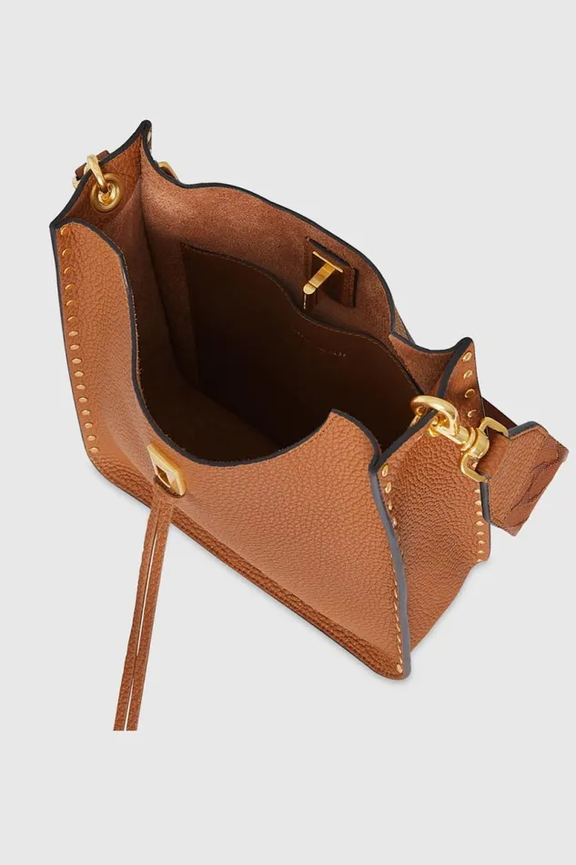 Women Rebecca Minkoff Crossbody Bags Darren Medium Feed Caramello Women Rebecca Minkoff Crossbody Bags Darren Medium Feed Caramello