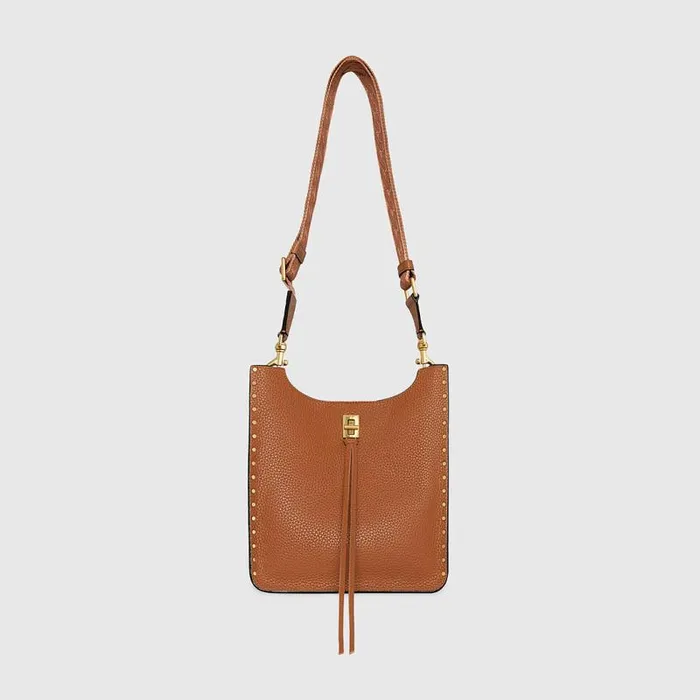 Women Rebecca Minkoff Crossbody Bags Darren Medium Feed Caramello Women Rebecca Minkoff Crossbody Bags Darren Medium Feed Caramello