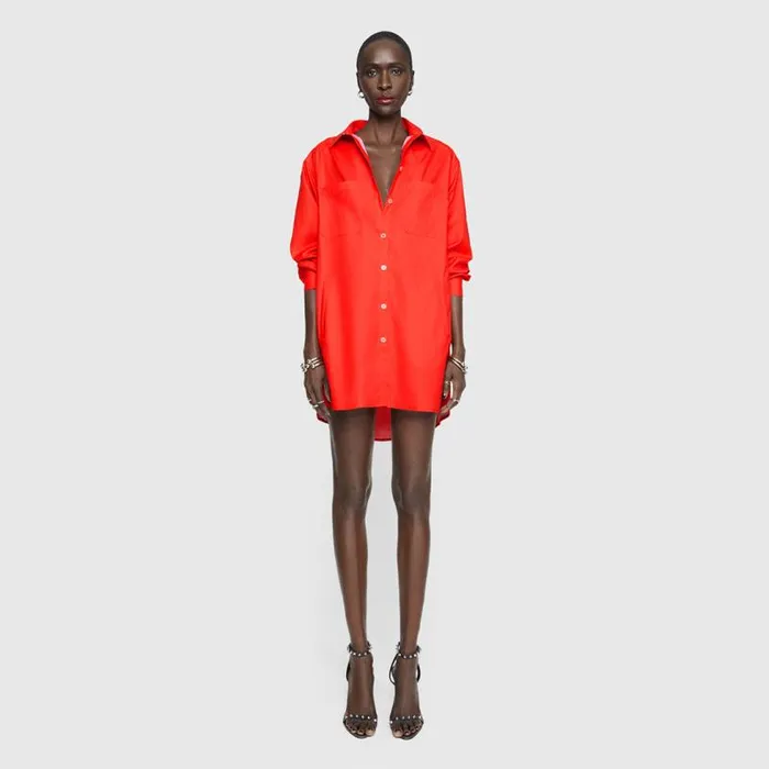 Women Rebecca Minkoff Dresses Tori Dress Chili Red Women Rebecca Minkoff Dresses Tori Dress Chili Red