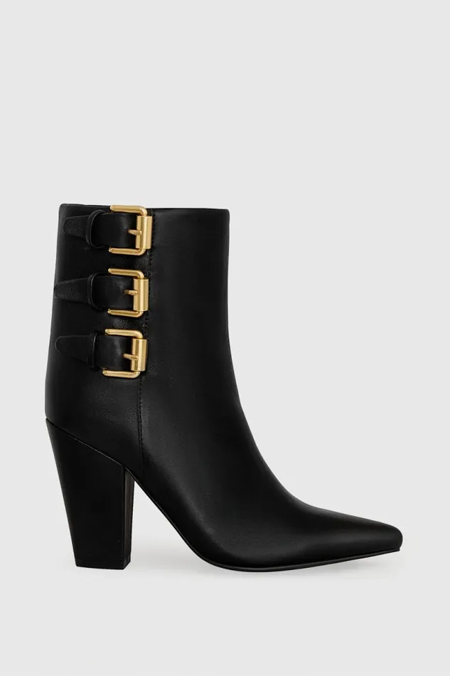 Women Rebecca Minkoff Shoes Buckle Boot Black