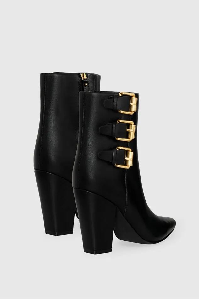 Women Rebecca Minkoff Shoes Buckle Boot Black