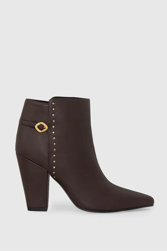 Women Rebecca Minkoff Shoes Darren Bootie Dark Brandy