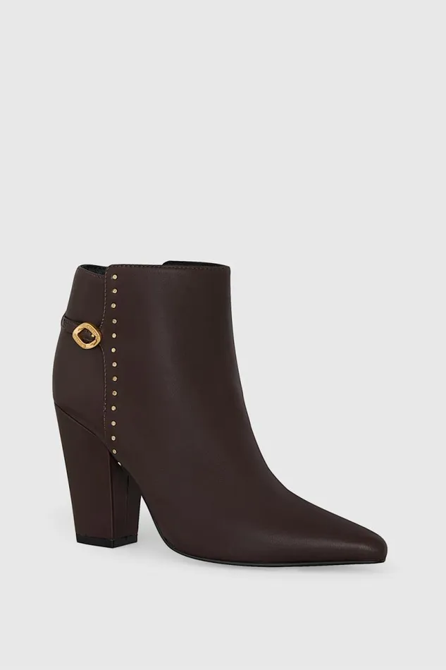Women Rebecca Minkoff Shoes Darren Bootie Dark Brandy Women Rebecca Minkoff Shoes Darren Bootie Dark Brandy
