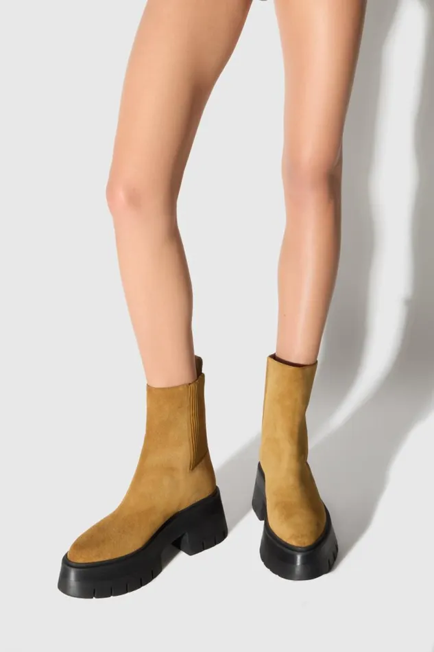 Women Rebecca Minkoff Shoes Lug Boot Honey Women Rebecca Minkoff Shoes Lug Boot Honey