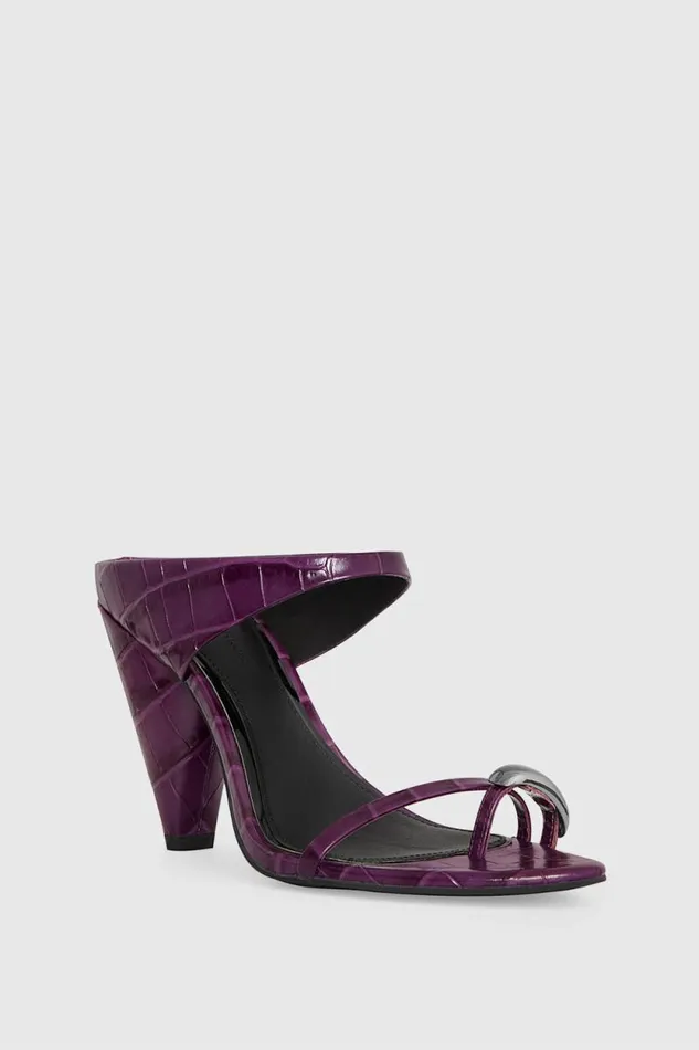 Women Rebecca Minkoff Shoes Toe Ring Sandal Berry Women Rebecca Minkoff Shoes Toe Ring Sandal Berry