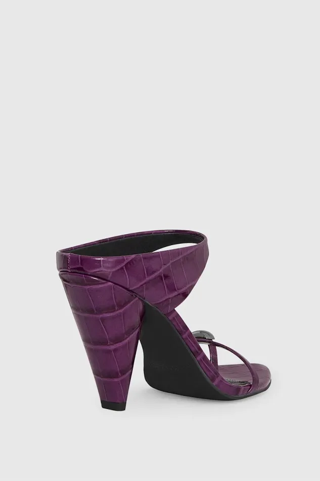 Women Rebecca Minkoff Shoes Toe Ring Sandal Berry Women Rebecca Minkoff Shoes Toe Ring Sandal Berry