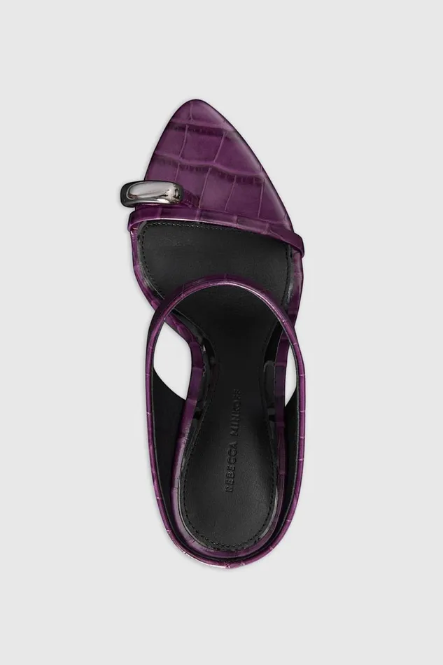Women Rebecca Minkoff Shoes Toe Ring Sandal Berry Women Rebecca Minkoff Shoes Toe Ring Sandal Berry