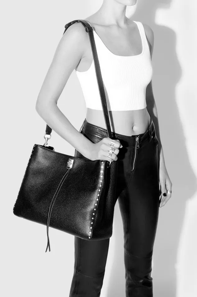 Women Rebecca Minkoff Shoulder Bags Darren Large Shoulder Bag Moss Women Rebecca Minkoff Shoulder Bags Darren Large Shoulder Bag Moss
