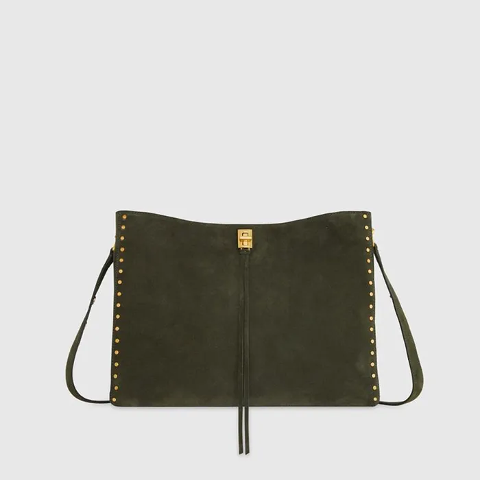 Women Rebecca Minkoff Shoulder Bags Darren Large Shoulder Bag Moss Women Rebecca Minkoff Shoulder Bags Darren Large Shoulder Bag Moss