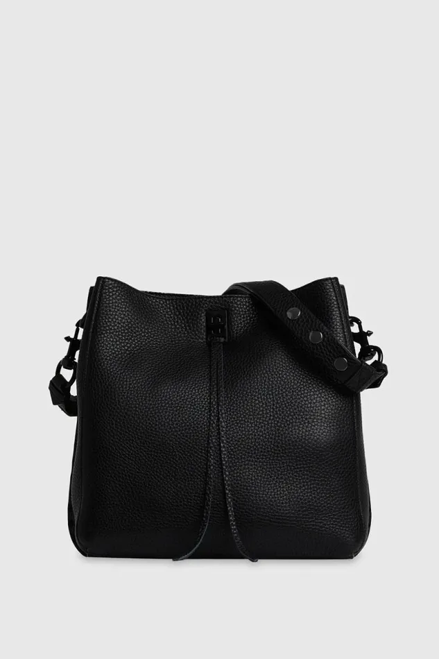 Women Rebecca Minkoff Shoulder Bags Darren Shoulder Bag Blackblack Shellac
