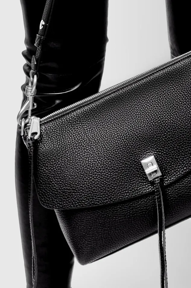 Women Rebecca Minkoff Shoulder Bags Darren Top Zip Shoulder Bag Black Women Rebecca Minkoff Shoulder Bags Darren Top Zip Shoulder Bag Black