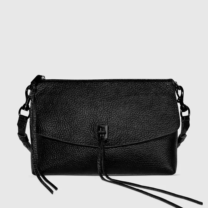 Women Rebecca Minkoff Shoulder Bags Darren Top Zip Shoulder Bag Black Women Rebecca Minkoff Shoulder Bags Darren Top Zip Shoulder Bag Black