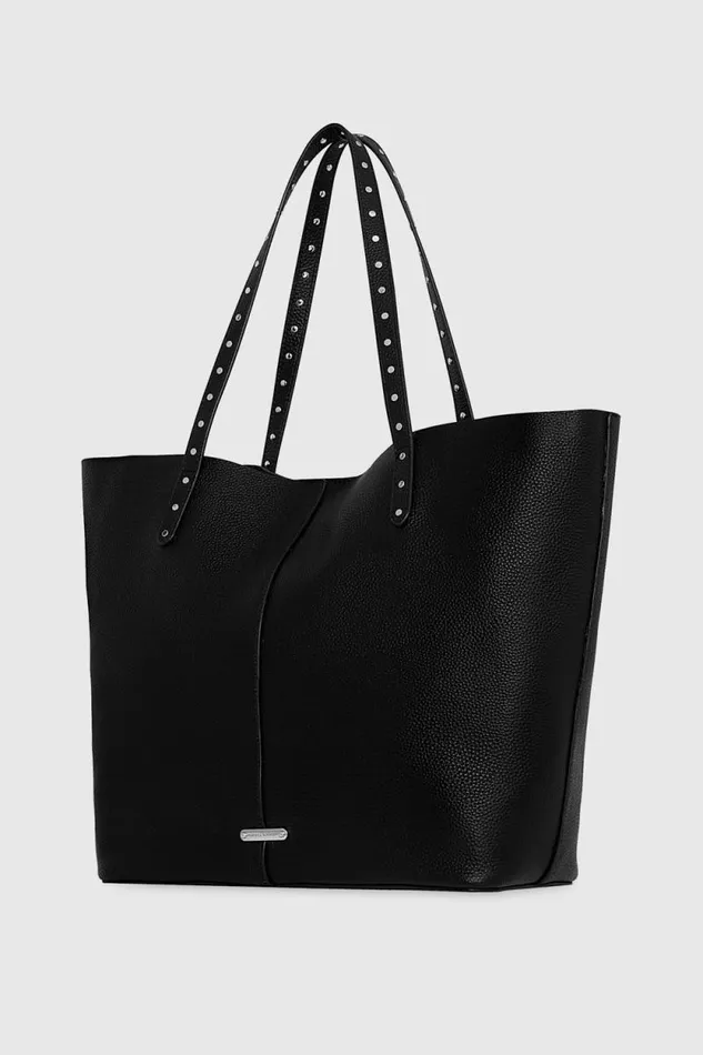 Women Rebecca Minkoff Tote Bags Soft Studded Tote Black Women Rebecca Minkoff Tote Bags Soft Studded Tote Black