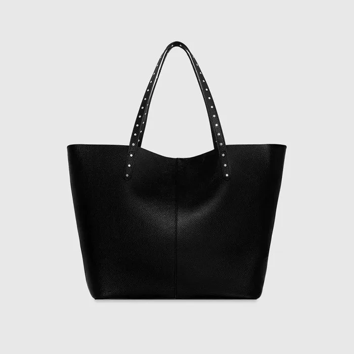 Women Rebecca Minkoff Tote Bags Soft Studded Tote Black Women Rebecca Minkoff Tote Bags Soft Studded Tote Black