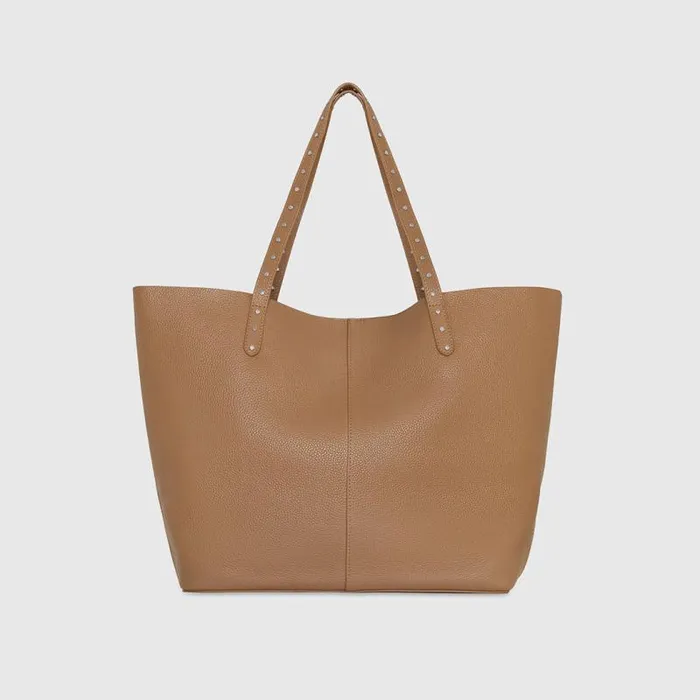 Women Rebecca Minkoff Tote Bags Soft Studded Tote Saddle Women Rebecca Minkoff Tote Bags Soft Studded Tote Saddle