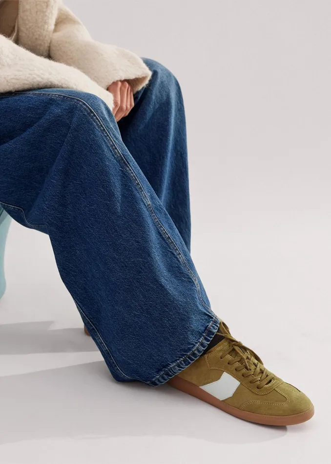 Women Retro Sneaker Green MEEM
