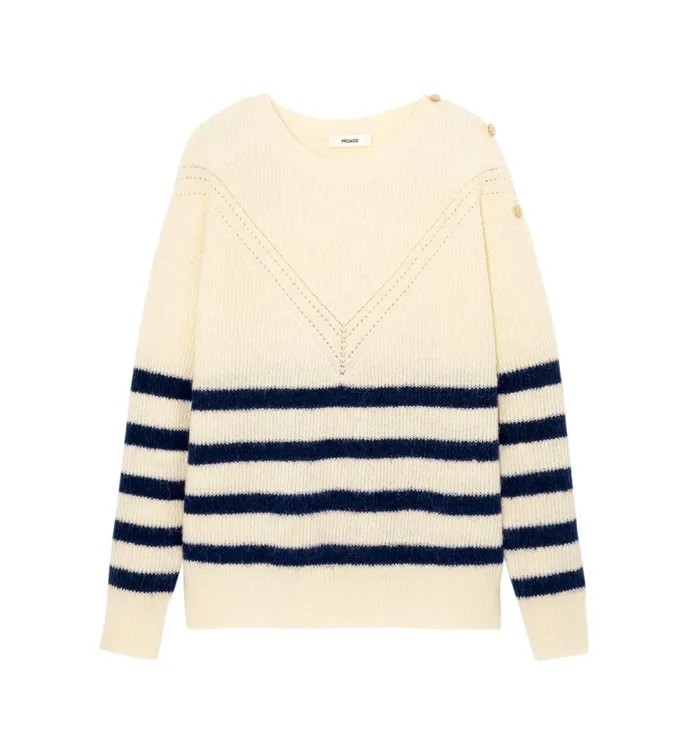 Women Ribbed Oversized Jumper 8211 Navy Blue Stripes Promod Jumpers And Cardigans Women Ribbed Oversized Jumper 8211 Navy Blue Stripes Promod Jumpers And Cardigans
