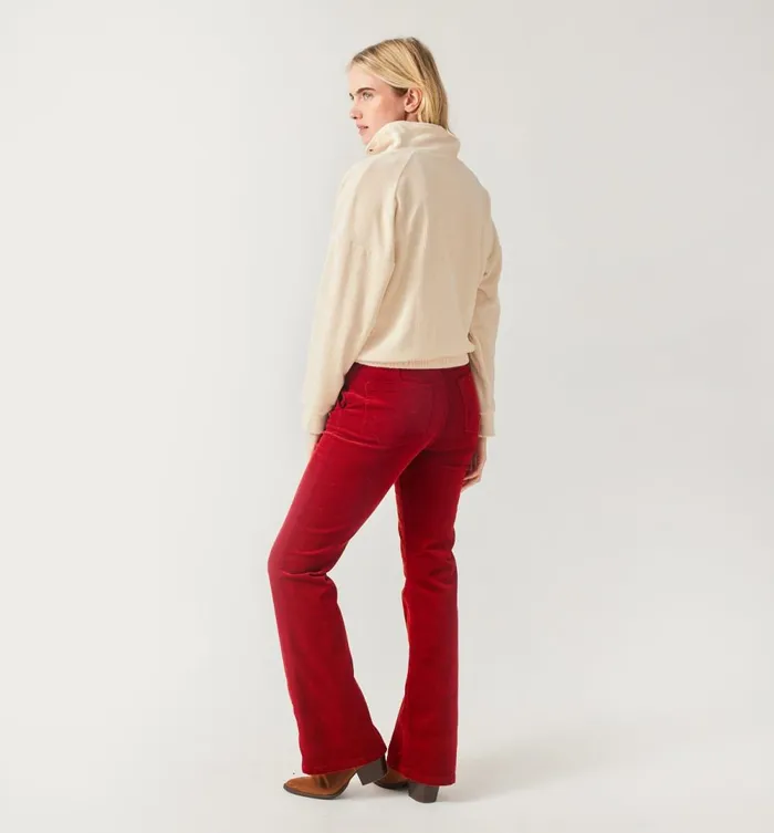 Women Ribbed Velours Sweatshirt 8211 Ecru Promod Jumpers And Cardigans Women Ribbed Velours Sweatshirt 8211 Ecru Promod Jumpers And Cardigans
