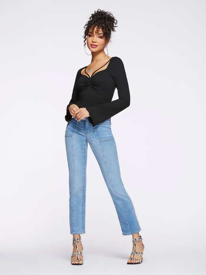 Women Rori Top In Black Jessica Simpson Tops and Tees