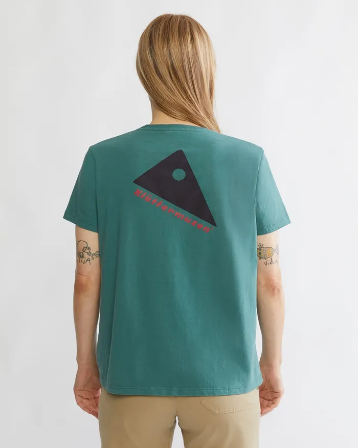 Women Runa Token Short Sleeve Tee Frost Green Klttermusen TShirts