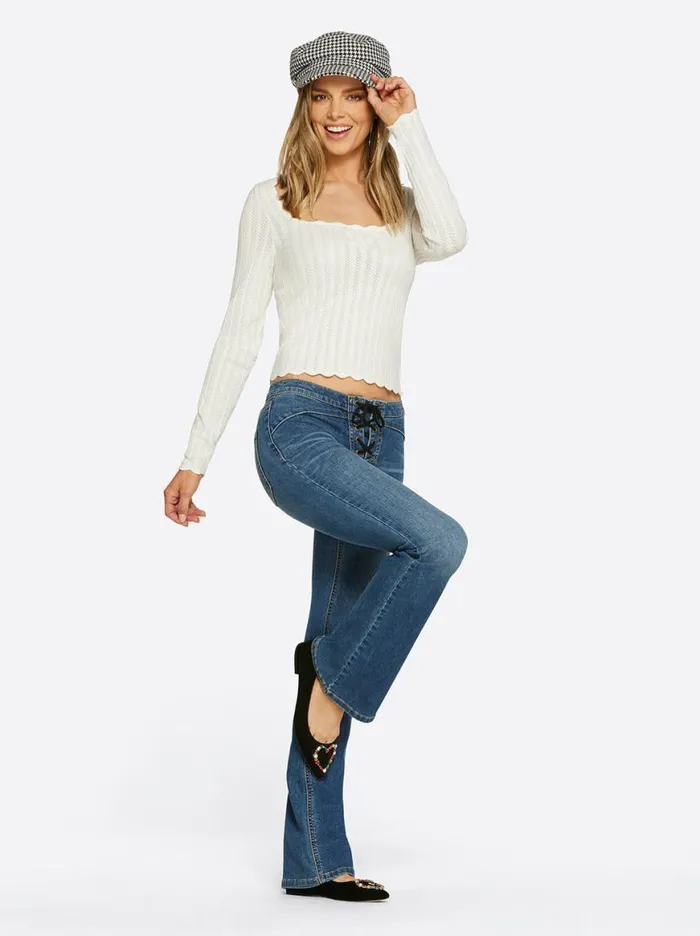 Women Samara Top In Gardenia Jessica Simpson Tops and Tees