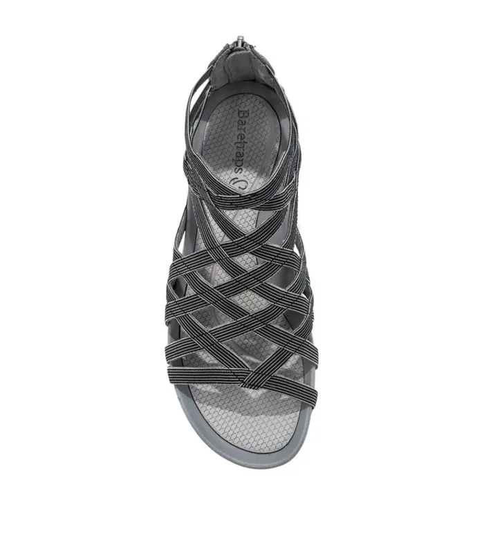 Women Samina Black Baretraps Rebound Sandals