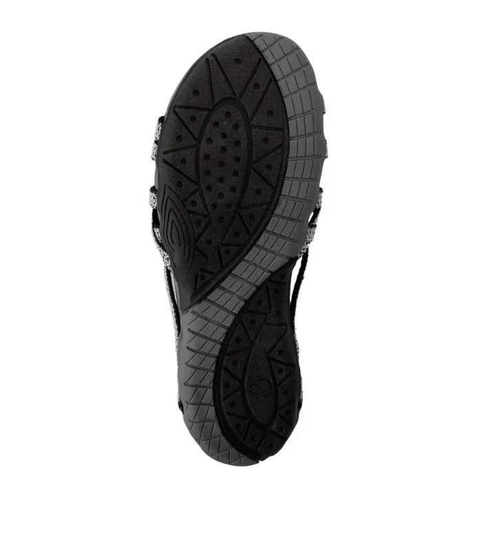 Women Samina Black Baretraps Rebound Sandals