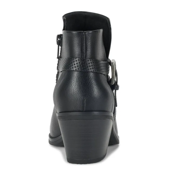 Women Santos Block Heel Bootie Black Baretraps Booties