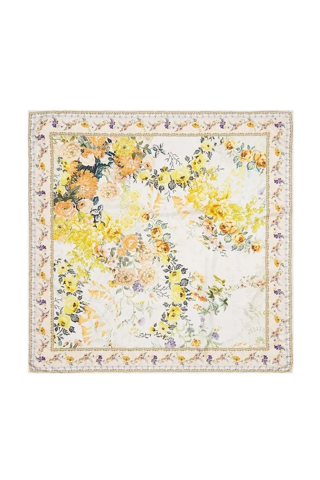 Women Scarves Camilla Large Square Scarf In The Hills Of Tuscany
