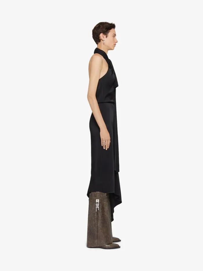 Women Shark Lock Givenchy Shark Lock Cowboy Boots In Leather Walnut Brown Women Shark Lock Givenchy Shark Lock Cowboy Boots In Leather Walnut Brown