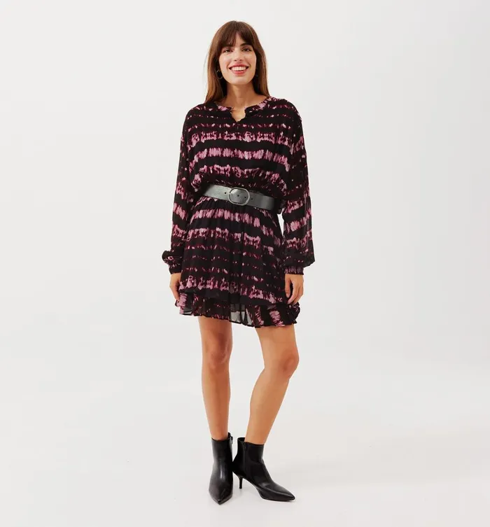 Women Short Tye039n039dye Dress 8211 Multicolour Print Promod Dresses Women Short Tye039n039dye Dress 8211 Multicolour Print Promod Dresses