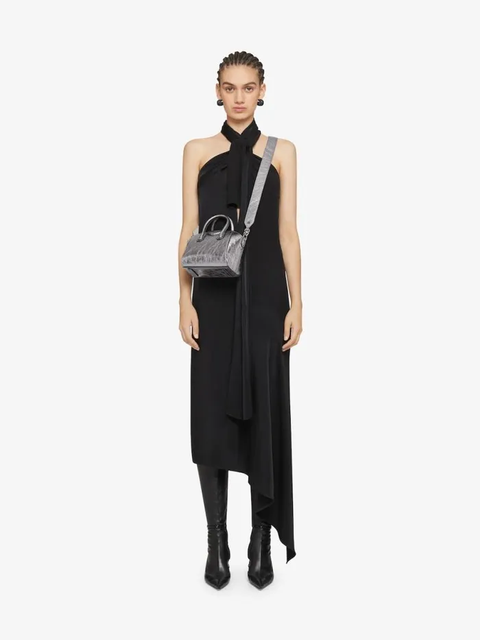 Women Shoulder Bags Givenchy Antigona Toy Bag In Laminated Leather Silvery Greylight Grey Women Shoulder Bags Givenchy Antigona Toy Bag In Laminated Leather Silvery Greylight Grey