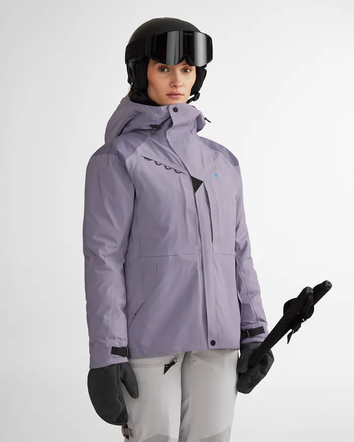 Women Skirner Cutan Jacket Grape Klttermusen Waterproof Jackets