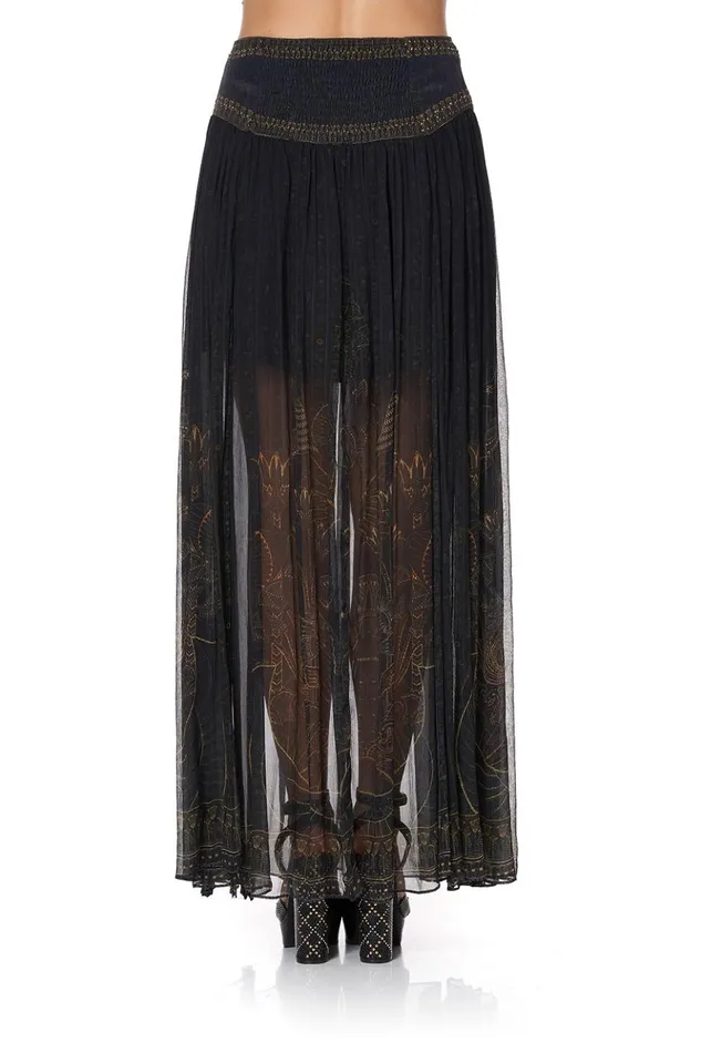 Women Skirts Camilla Maxi Skirt With Shaped Yoke Cobra King