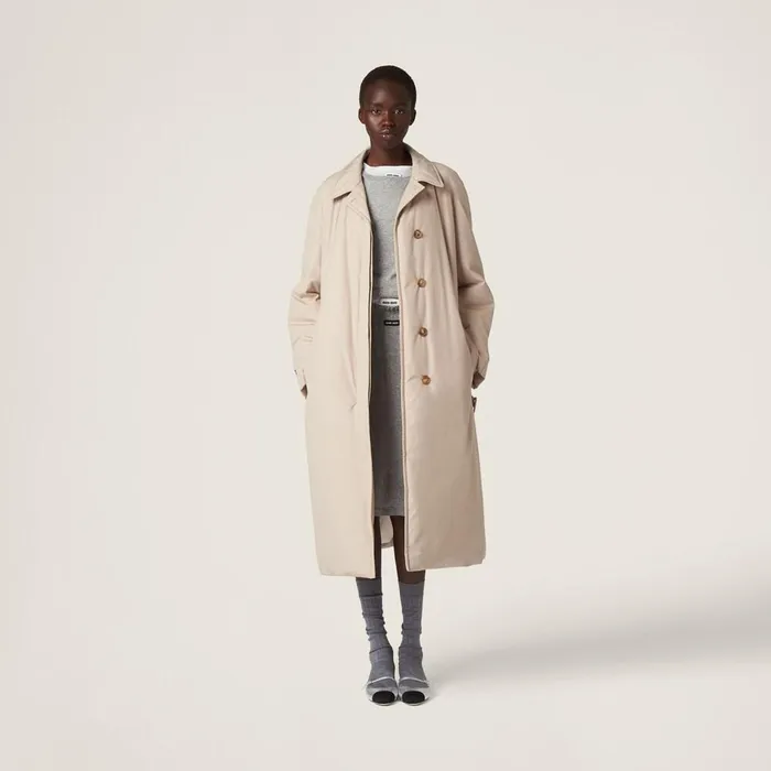 Women Skirts Miu Miu Ribbed Jersey Skirt Grey Women Skirts Miu Miu Ribbed Jersey Skirt Grey
