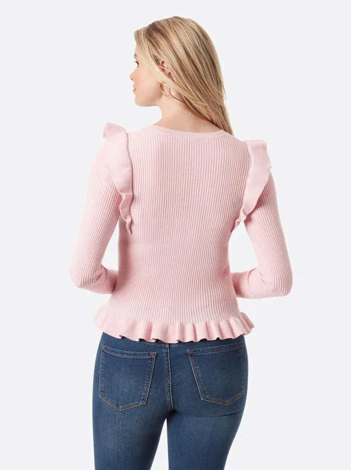 Women Skye Sweater In Bridal Rose Jessica Simpson Tops and Tees