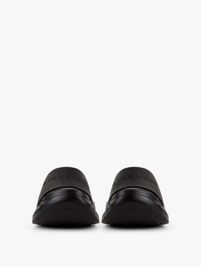 Women Slides and Sandals Givenchy Marshmallow Wedge Sandals In Leather Black Women Slides and Sandals Givenchy Marshmallow Wedge Sandals In Leather Black