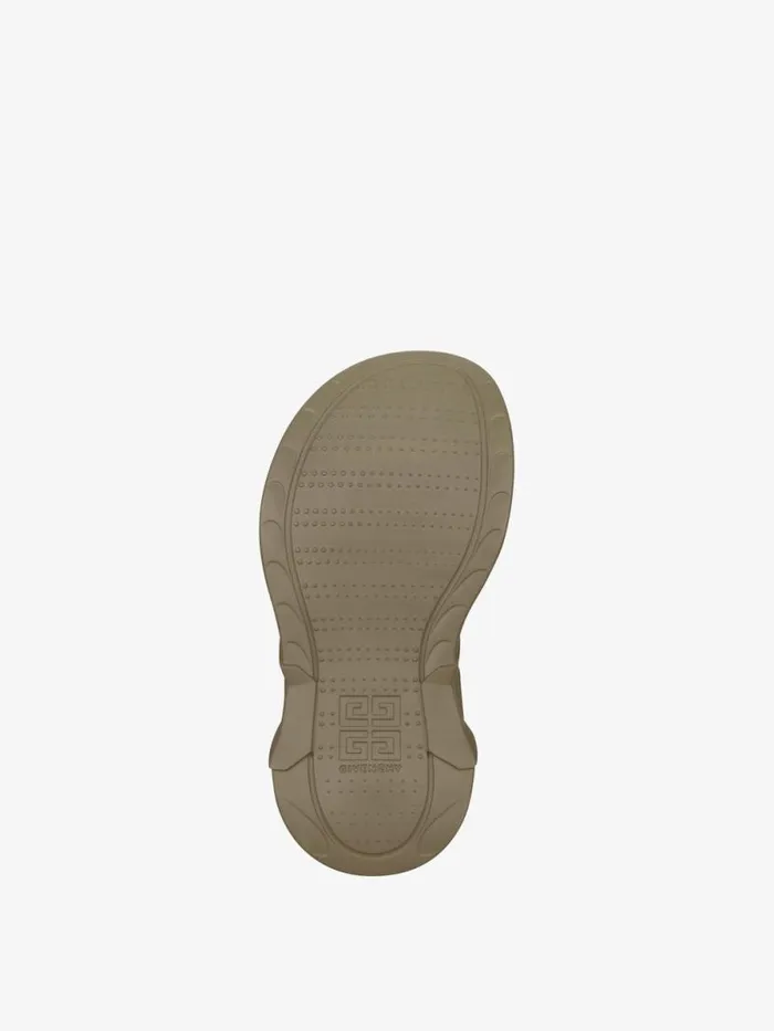 Women Slides and Sandals Givenchy Marshmallow Wedge Sandals In Rubber Dark Khaki Women Slides and Sandals Givenchy Marshmallow Wedge Sandals In Rubber Dark Khaki