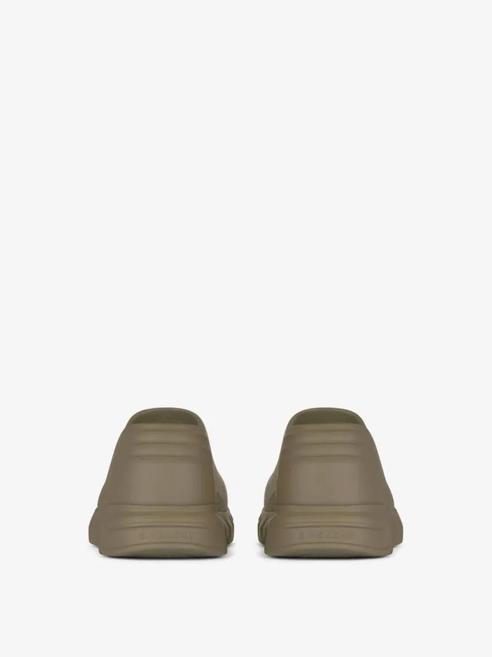 Women Slides and Sandals Givenchy Marshmallow Wedge Sandals In Rubber Dark Khaki Women Slides and Sandals Givenchy Marshmallow Wedge Sandals In Rubber Dark Khaki