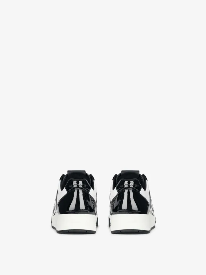 Women Sneakers Givenchy G4 Sneakers In Patent Leather Blackwhite