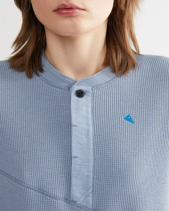 Women Snotra Long Sleeve Crewneck Faded Blue Klttermusen Fleeces and Sweaters