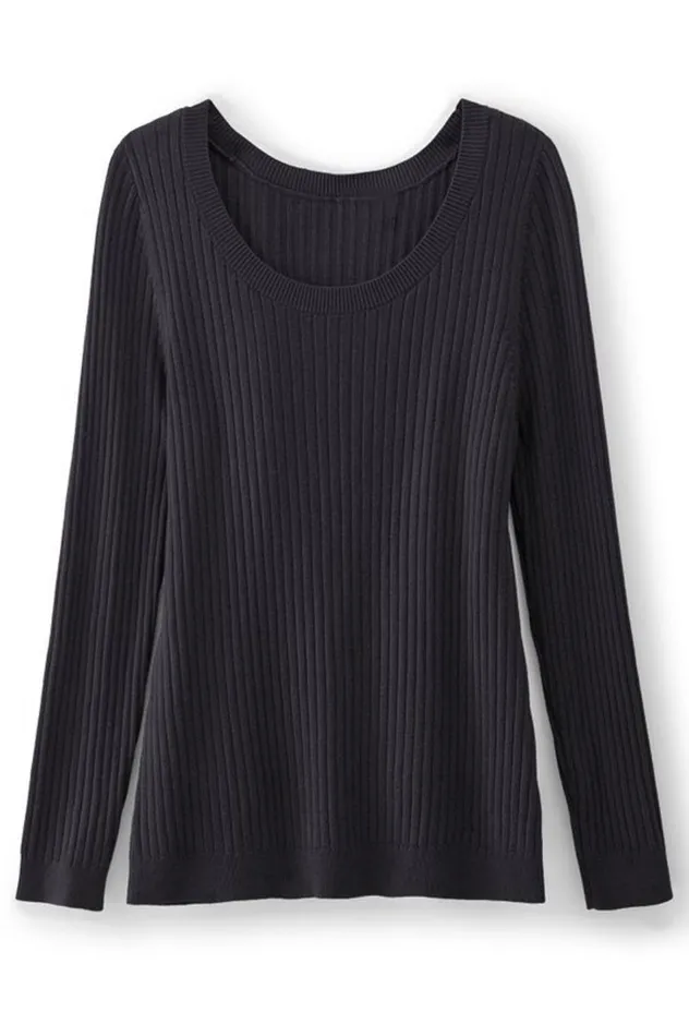 Women Soft Essential Ribbed Pullover Sweater Evergreen Soft Surroundings Tops Women Soft Essential Ribbed Pullover Sweater Evergreen Soft Surroundings Tops