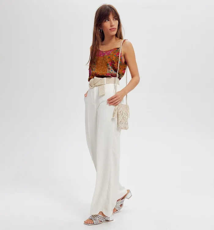 Women Strappy Top 8211 Multicolour Print Promod Tops