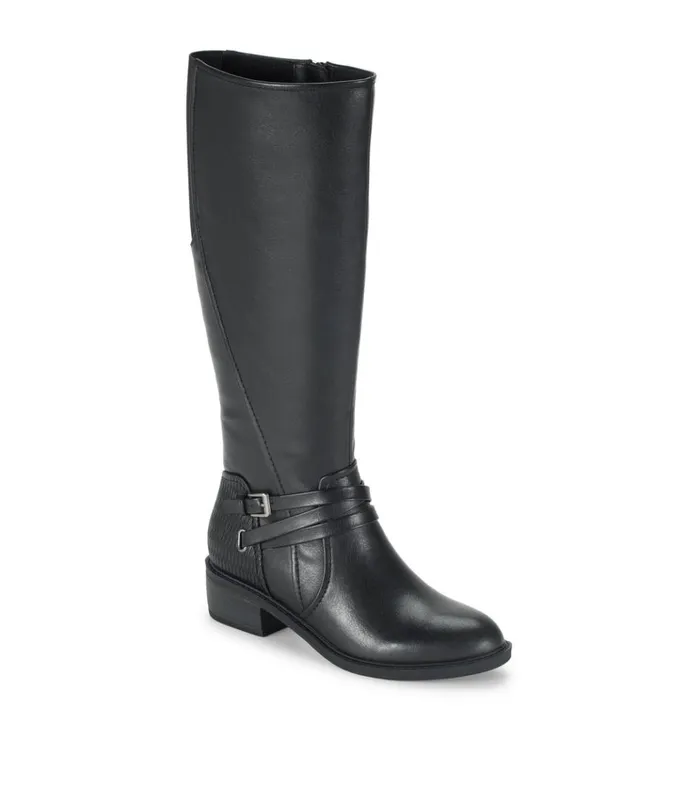 Women Stratford Wide Calf Riding Boot Black Baretraps Wide Calf Boots